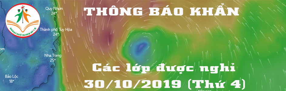 Thông báo nghỉ học vì thời tiết xấu