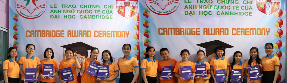 Lễ phát chứng chỉ Cambridge