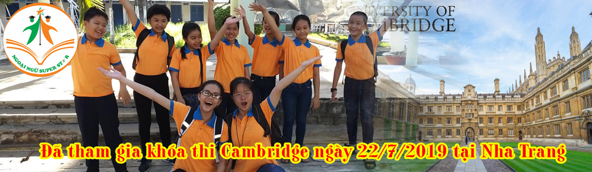 Thí sinh Trung tâm Ngoại ngữ Super Star tham gia kỳ thi Chứng chỉ Cambridge