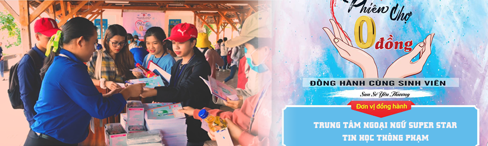 Đồng hành với phiên chợ 0 đồng tại Đại học Nha Trang