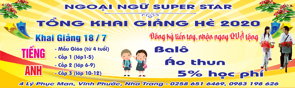 Tổng khai giảng các cấp độ hè 2020 vào 18-7-2020