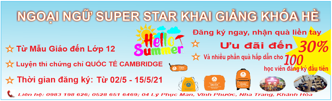 Khai giảng khóa hè 2021