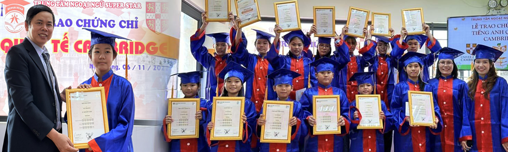 Lễ trao chứng chỉ Quốc tế CAMBRIDGE