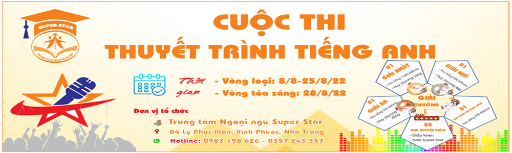 Cuộc thi thuyết trình tiếng Anh năm 2022