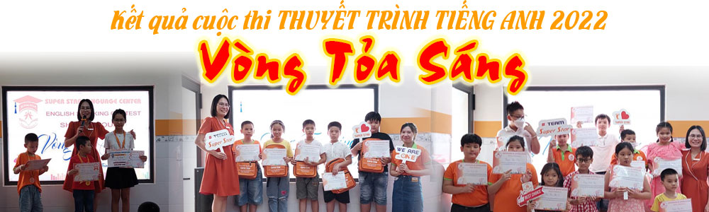 Kết quả cuộc thi "Thuyết trình tiếng Anh - 2022"